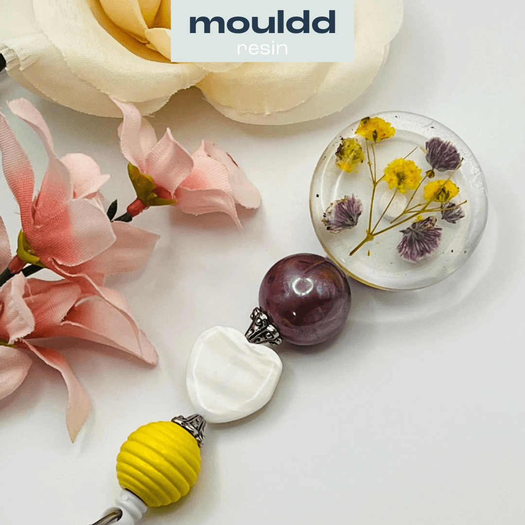 How to embed flowers into resin