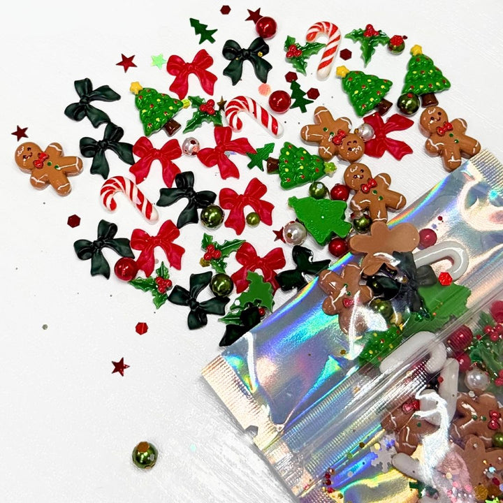 Christmas Charms & Glitter Set