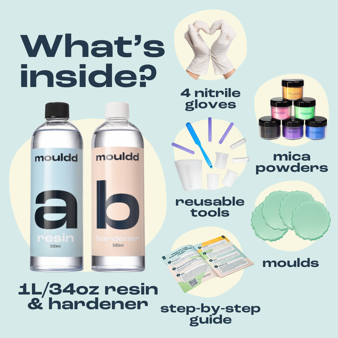 Mouldd 34oz Resin Coaster Kit