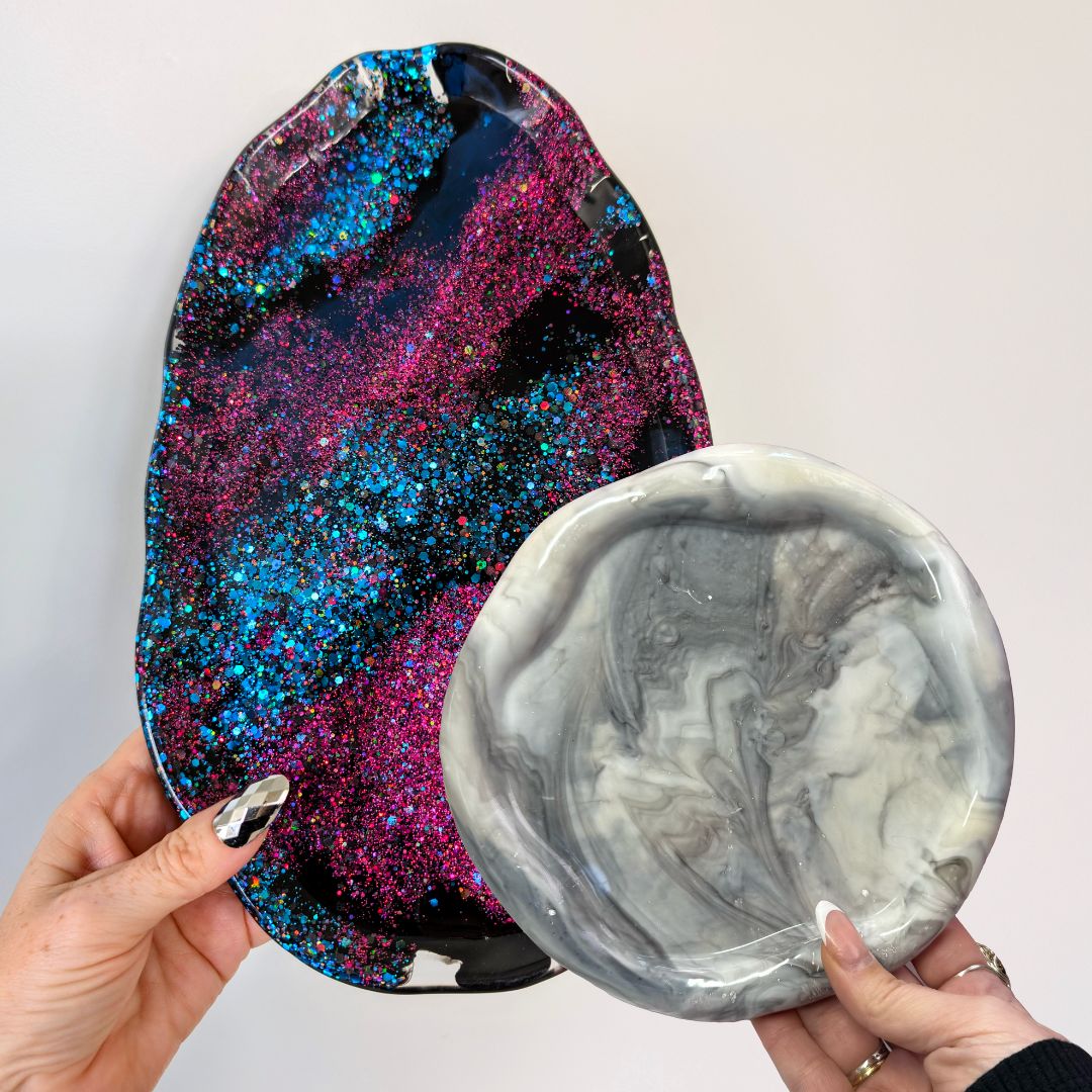 Two Irregular Tray Molds