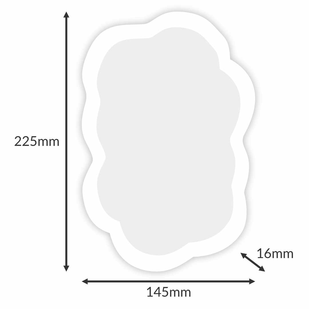 Large Cloud Tray Mold
