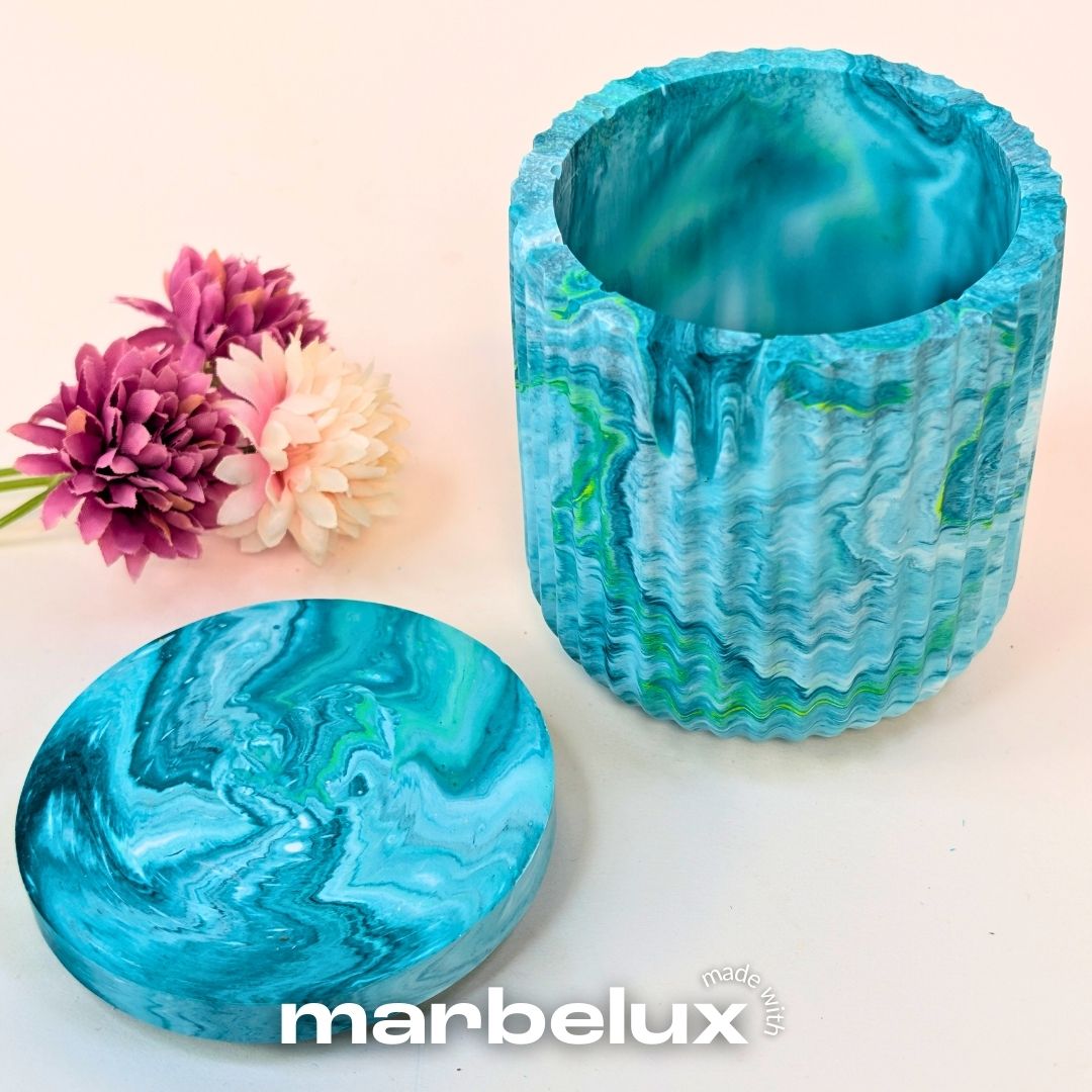 Two Striped Pot Moulds