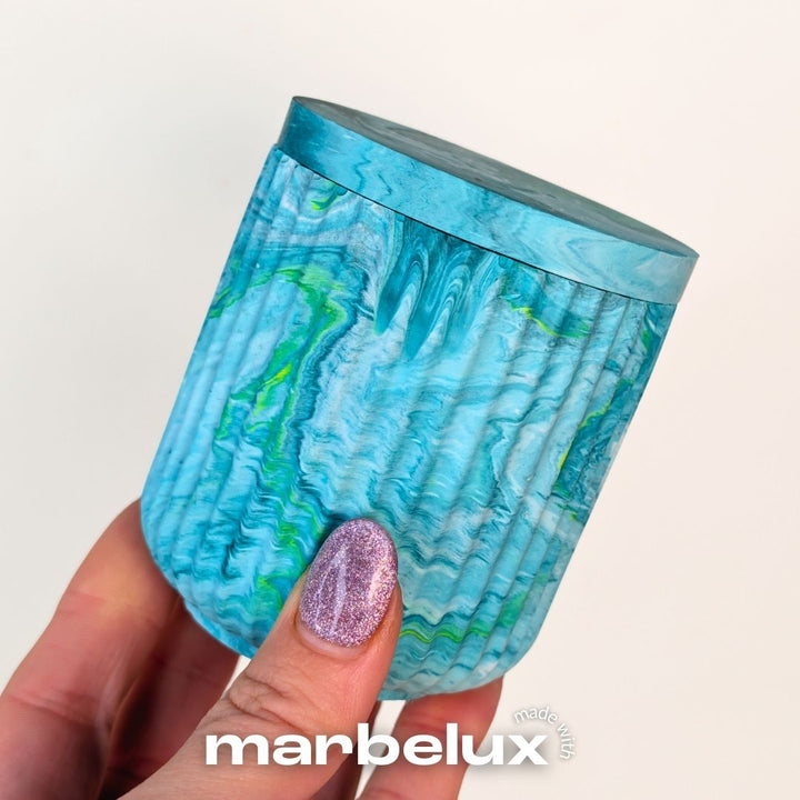 Two Striped Pot Moulds