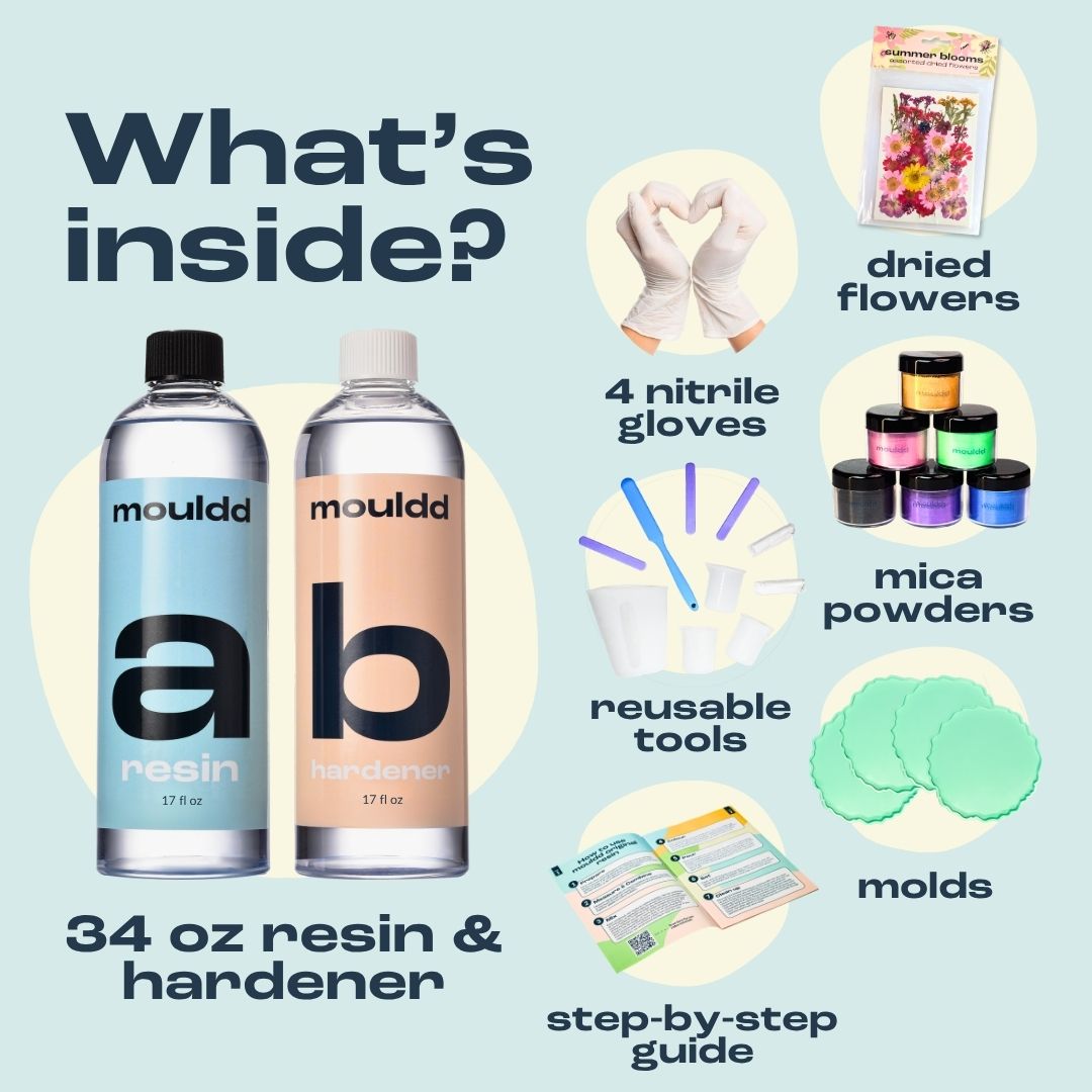 Mouldd 34oz Resin Coaster Kit